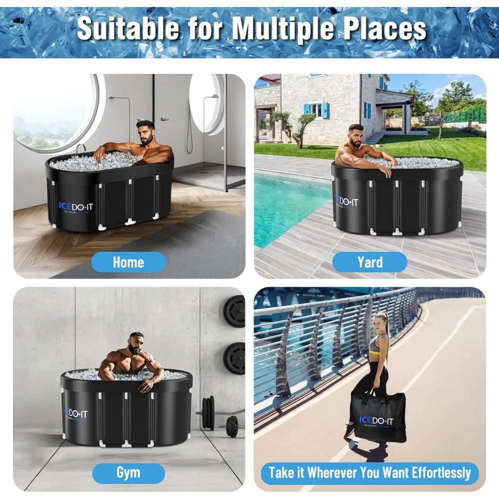 ICE DO IT x Reset Rituals – Premium Insulated Ice Bath Tub